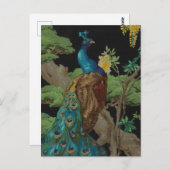 1910  behangsel De cedar-boom Briefkaart (Voorkant / Achterkant)