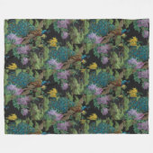 1910  behangsel De cedar-boom Fleece Deken (Voorkant (Horizontaal))