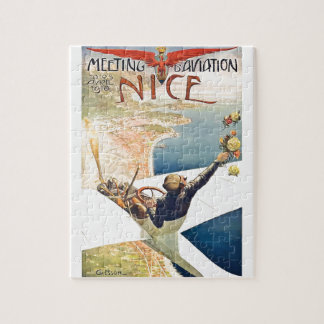 1910 Bijeenkomst van Nice Frankrijk Adverteren Po Legpuzzel