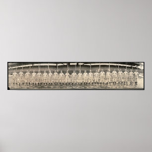  1910 - foto van de St. Loius Browns Poster