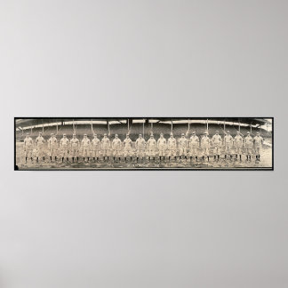  1910 - foto van de St. Loius Browns Poster