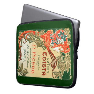 1910 Frans Art Nouveau-label Laptop Sleeve