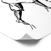 1910 illustratie van de Baseball-sport Poster (Hoek)