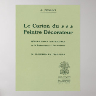 1910 Le Carton Du Peintre Omslag Poster