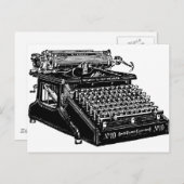 1910 Schrijfmachine Briefkaart (Voorkant / Achterkant)