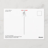 1910 Uitzicht van het Briefkaart van de binnenstad (Achterkant)