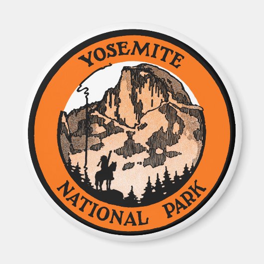 1910 Yosemite National Park Magneet (Voorkant)