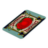 1910s Defender brand tomaten label Magneet (Linkerzijde)