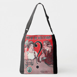 1911 Met muziekafdrukken voor vanavond Crossbody Tas