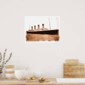 1912-2012 Tekening van de Titanic Memorial Poster (Keuken)