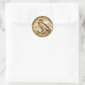 1912 2 1/2 Dollar Gouden Adelaar Sticker (Tas)