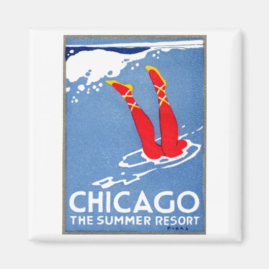 1912 Chicago, het zomervakantieoord Magneet (Voorkant)