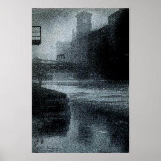 1912 Chicago River Poster (Voorkant)