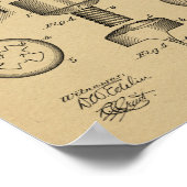 1912 Golf Cup Kunstdrukken met patent op hol Poster (Hoek)