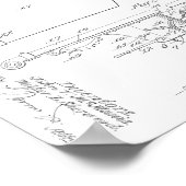 1912  Osteopathisch Tafelmodel Kunst Poster (Hoek)