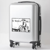 1912 Rodeo Cowboy Land western Art Sticker (Koffer)