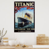 1912 Titanic White Star Line  Poster (Keuken)