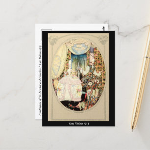 1913 Frontispiece of "In Powder and Crinoline" Briefkaart