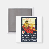 1913 Genova Expo Poster Magneet (Voorkant / Achterkant)