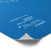 1913  kunsttekening van vliegtuigpatenten poster (Hoek)