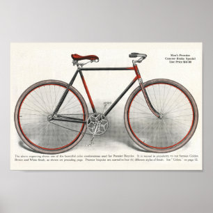 1913  MannenPremier-fietser en kunstmatig Poster
