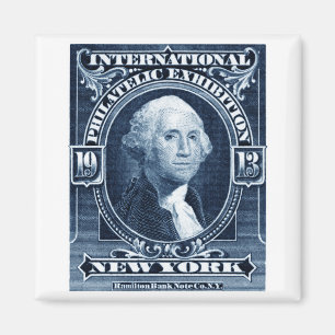 1913 New York Philatelic Exhibit Magneet