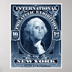 1913 New York Philatelic Exhibit Poster