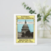 1913 Stemmingen voor vrouwen Briefkaart (Staand voorkant)