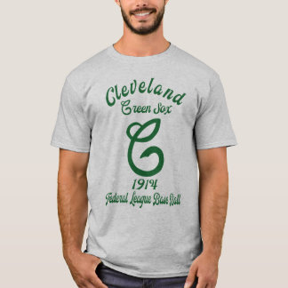 1914 Cleveland Green Sox Federal League Base Ball T-shirt