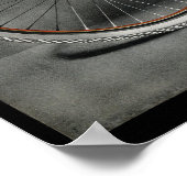 1914 Elgin King-fiets en kunstwerk Poster (Hoek)