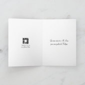 1914!! "FRANSE TULPENTUIN"  GROET KAART (Binnen)