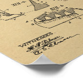 1914 Golf Club Design Patent Art Print (Hoek)