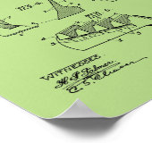 1914  Golf Club Patent Art Print (Hoek)