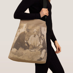 1914 lol op het strand in Duitsland RPPC Crossbody Tas