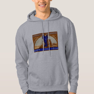 1914 Lyon International Expo Poster Hoodie