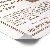 1914 Motorrijwiel Emblem en Pope Poster (Hoek)