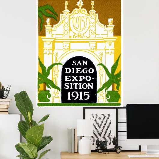 1915 San Diego Exposition Poster (Thuiskantoor)