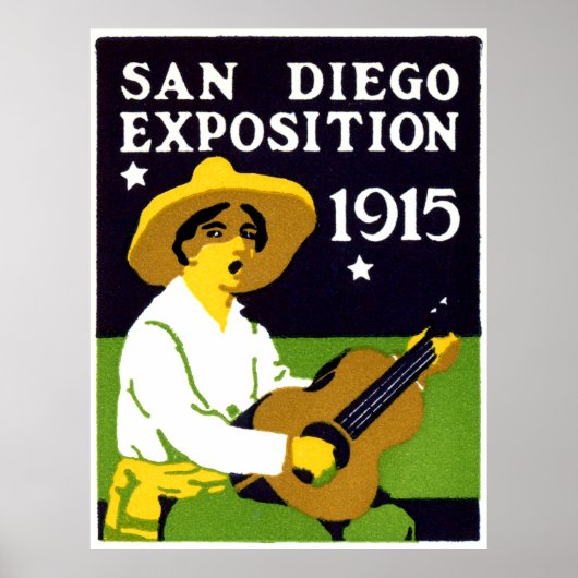 1915 San Diego Exposition Poster (Voorkant)