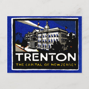 1915 Trenton NJ Briefkaart