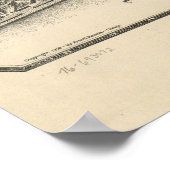 1916 Chicago, IL Birds Eye Uitzicht Panoramic Map Poster (Hoek)