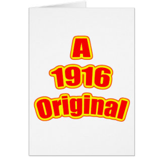 1916 Oorspronkelijk rood