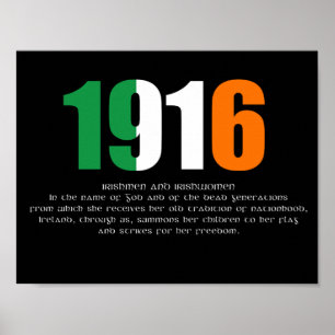 1916 Poster van de toenemende Pasen