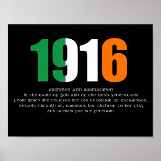 1916 Poster van de toenemende Pasen