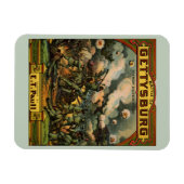 1917 De strijd om de muziekcover van Gettysburg Magneet (Horizontaal)