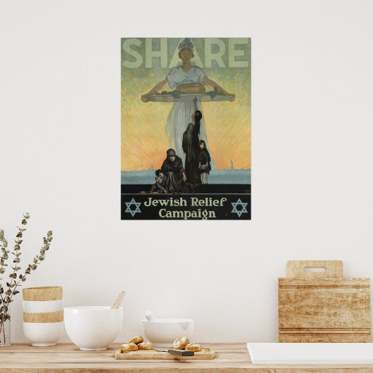1917 - Joodse hulpcampagne (WWI) poster (Keuken)