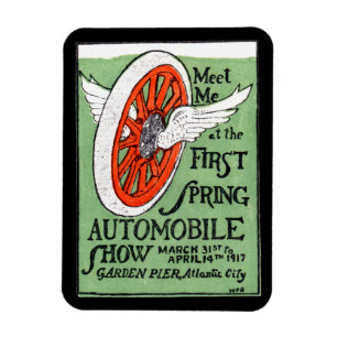 1917 New Jersey Spring Auto Show Magneet