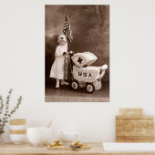 1917 Patriottische verpleegkunde Poster (Keuken)