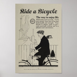 1917  Poster voor fietsenmarketing en -kunst