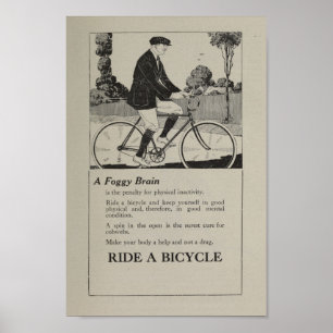 1917  Poster voor fietsenmarketing en -kunst