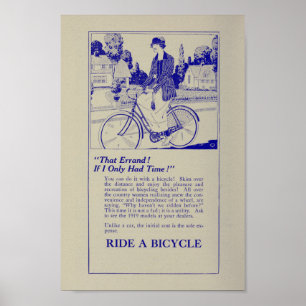 1917  Poster voor fietsenmarketing en -kunst